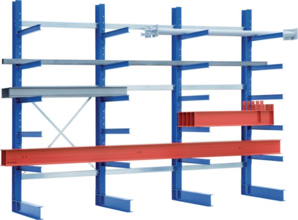 Raskas ulokehylly, 1-puoleinen, K=3000 S=1000