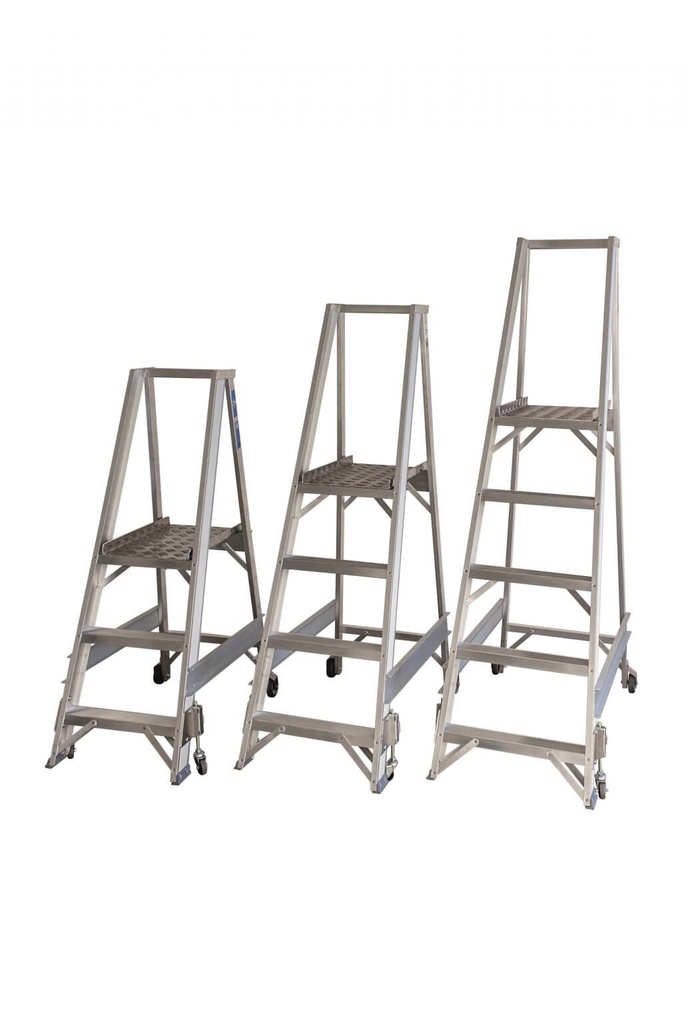 Varastotikkaat jousipyörillä