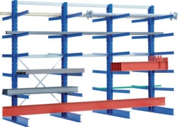 Raskas ulokehylly, 2-puoleinen, K=3000 S=1000